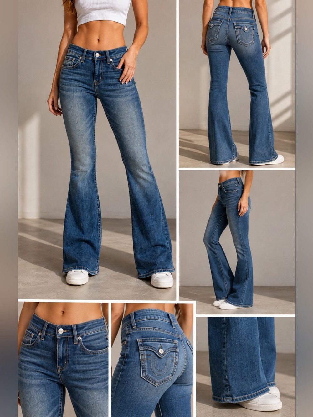True Religion Joey Mid Rise Flare Jeans Women’s 27